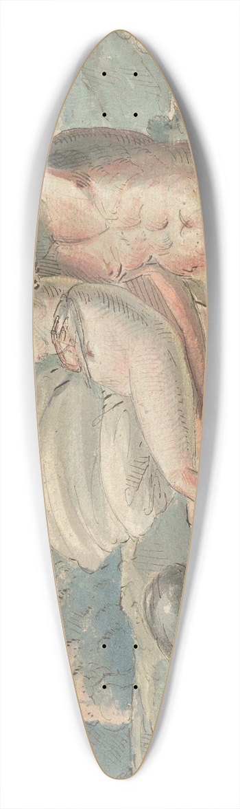 William Hamilton - The Abduction of Deianira 39.3 inch art pintail longboard deck