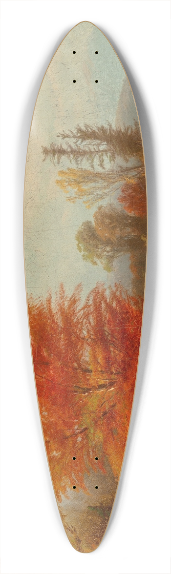 William Hart - Autumn 39.3 inch art pintail longboard deck