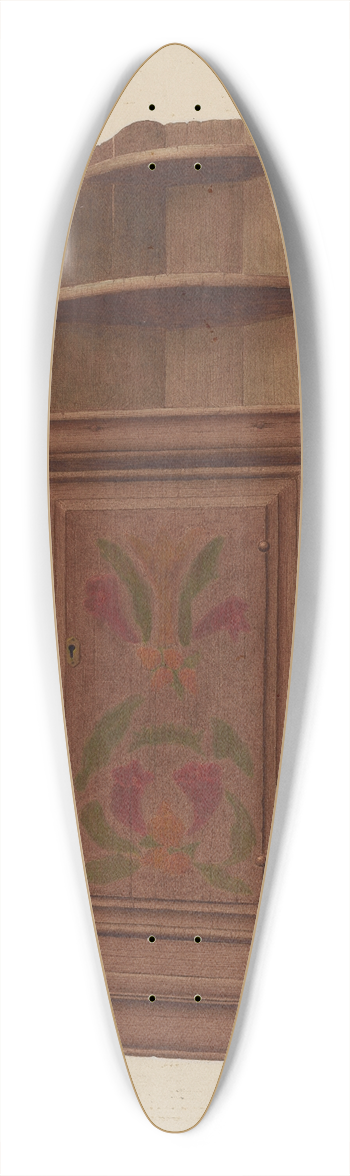 William H. Edwards - Hanging Corner Cupboard 39.3 inch art pintail longboard deck