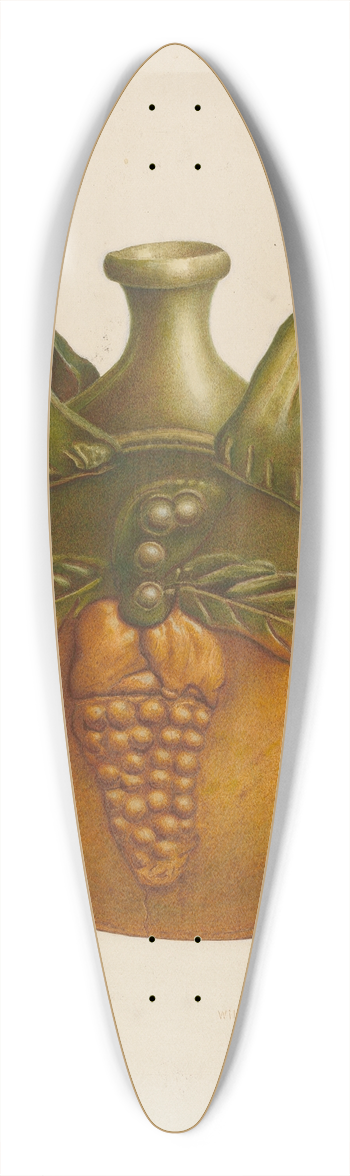 William H. Edwards - Water Bottle 39.3 inch art pintail longboard deck