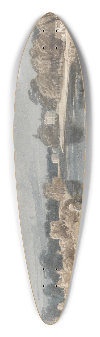 William Henry Bartlett - Richmond 39.3 inch art pintail longboard deck