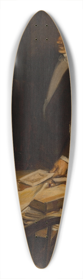 William Henry Dethlef Koerner - A Toast to You 39.3 inch art pintail longboard deck