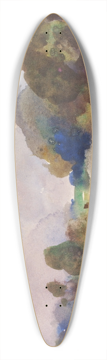 William Henry Holmes - Playing With The Colours 39.3 inch art pintail longboard deck