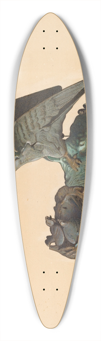 William High - Toy Bank  Eagle 39.3 inch art pintail longboard deck