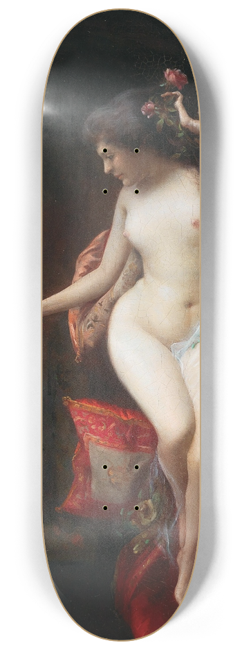 Delphin Enjolras - On a bed of roses 8.25 inch art skate deck