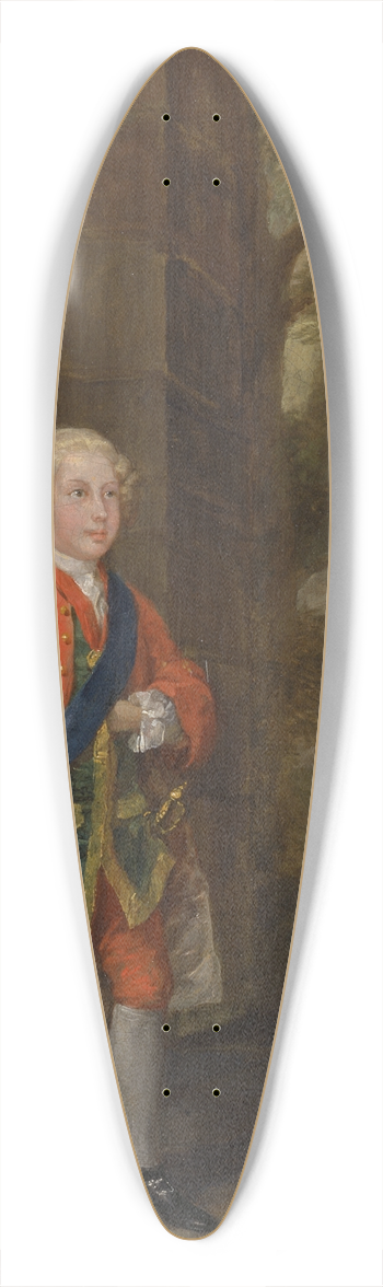 William Hogarth - William Augustus, Duke of Cumberland 39.3 inch art pintail longboard deck