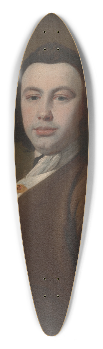 William Keeble - Self-Portrait 39.3 inch art pintail longboard deck