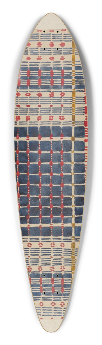 William Kerby - Coverlet 39.3 inch art pintail longboard deck