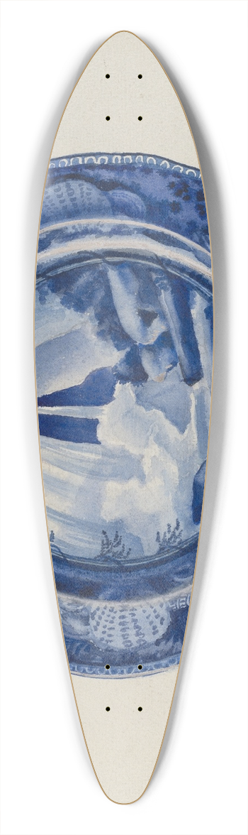 William Kerby - Plate 39.3 inch art pintail longboard deck