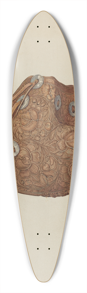 William Kieckhofel - Stirrup 39.3 inch art pintail longboard deck