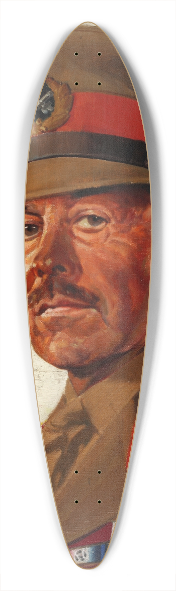 William Little - Sir Harold Alexander 39.3 inch art pintail longboard deck