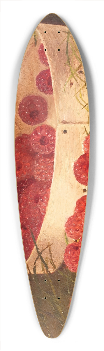 William Mason Brown - Raspberries 39.3 inch art pintail longboard deck