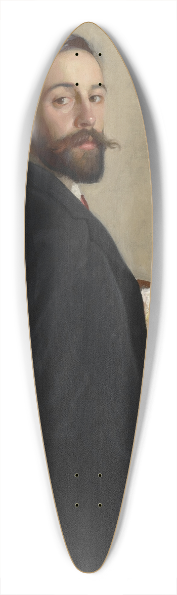 William McGregor Paxton - Ernest Fosbery Esq. 39.3 inch art pintail longboard deck