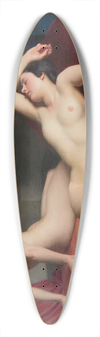 William McGregor Paxton - Interior with Two Nudes 39.3 inch art pintail longboard deck