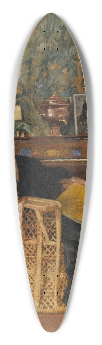 William Merritt Chase - In the Studio 39.3 inch art pintail longboard deck