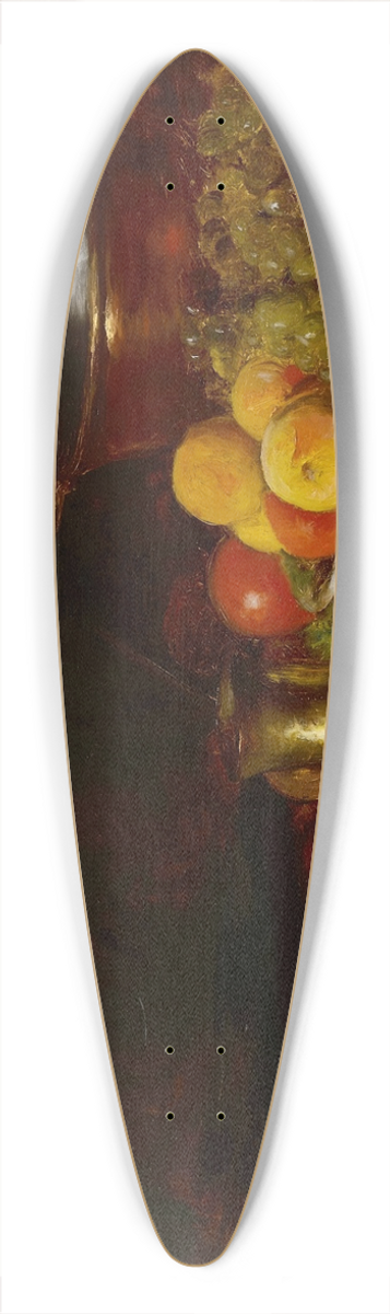 William Merritt Chase - Still Life Fruit 39.3 inch art pintail longboard deck