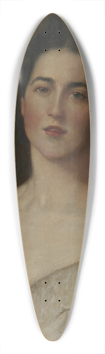William Merritt Chase - The Stately Model 39.3 inch art pintail longboard deck