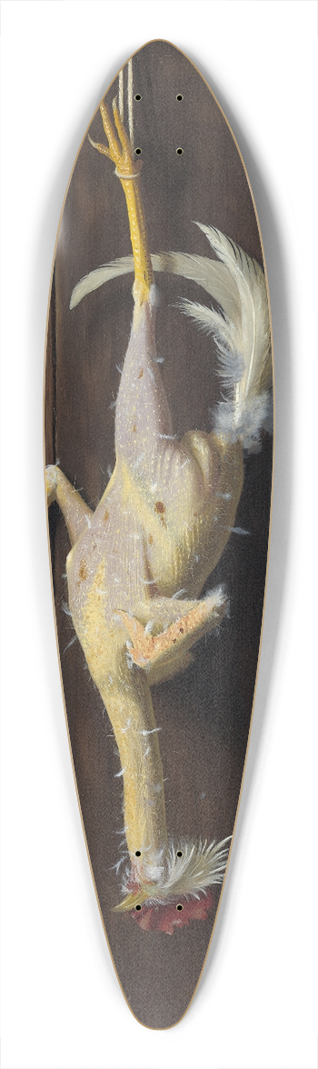 William Michael Harnett - Plucked Clean 39.3 inch art pintail longboard deck