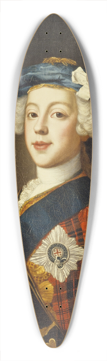 William Mosman - Prince Charles Edward Stuart, 1720  1788. Eldest son of Prince James Francis Edward Stuart 39.3 inch art pintail longboard deck