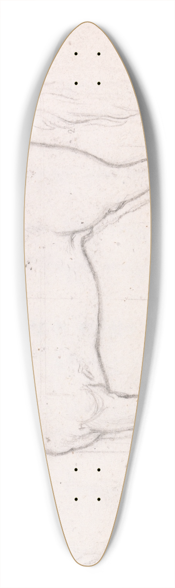 William Mulready - Anatomical Study of a Horse, Founded on `Eclipse, Nov. 26, 1832 39.3 inch art pintail longboard deck