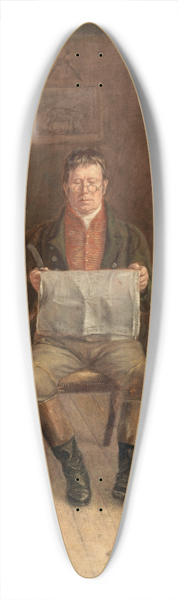 William Mulready - A Squire in a Tavern 39.3 inch art pintail longboard deck