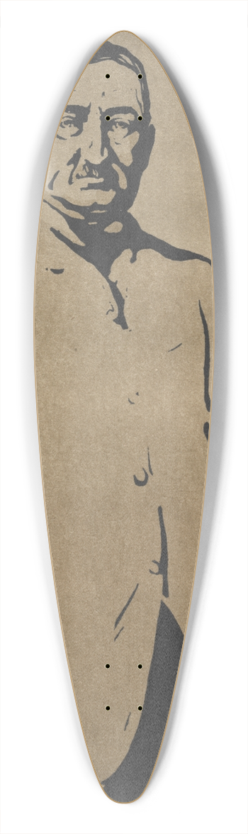 William Nicholson - Cecil Rhodes 39.3 inch art pintail longboard deck
