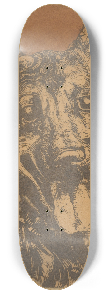 Dick Ket - Cees, portret van een hond 8.25 inch art skate deck