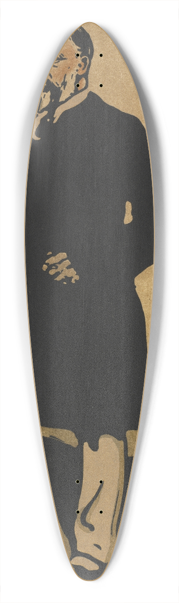 William Nicholson - H.R.H. The Prince of Wales 39.3 inch art pintail longboard deck