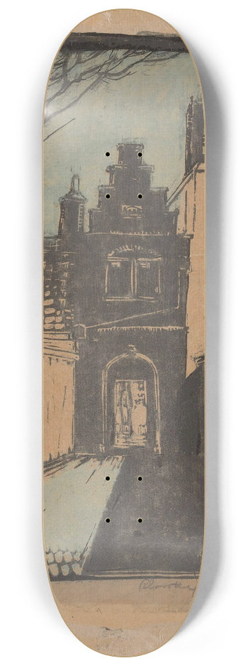 Dick Ket - Kloosterpoort, Hoorn 8.25 inch art skate deck