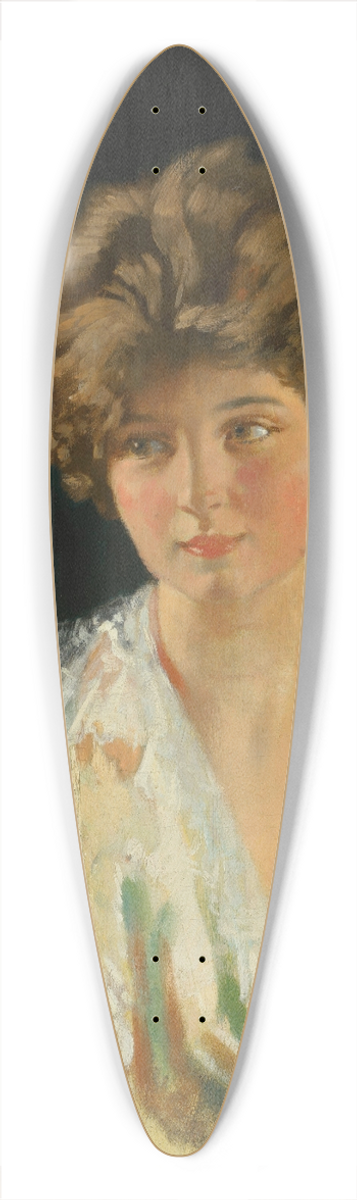 William Orpen - Portrait of Lady Evelyn Herbert 39.3 inch art pintail longboard deck