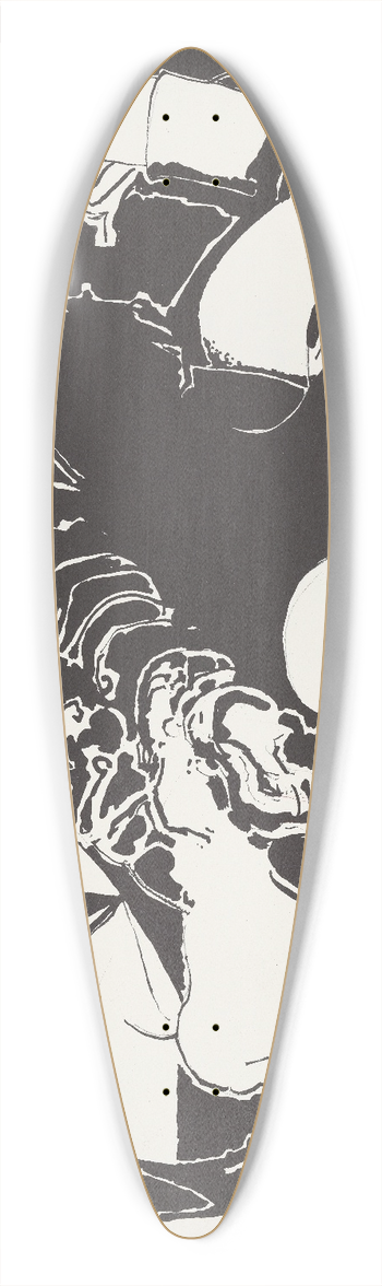 William Pachner - Exhibit 39.3 inch art pintail longboard deck