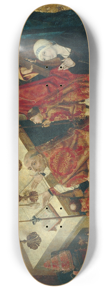 Diego de la Cruz - The Mass of Saint Gregory 8.25 inch art skate deck