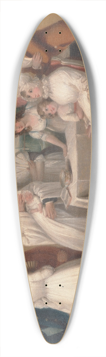 William Redmore Bigg - Christening Of The Heir 39.3 inch art pintail longboard deck