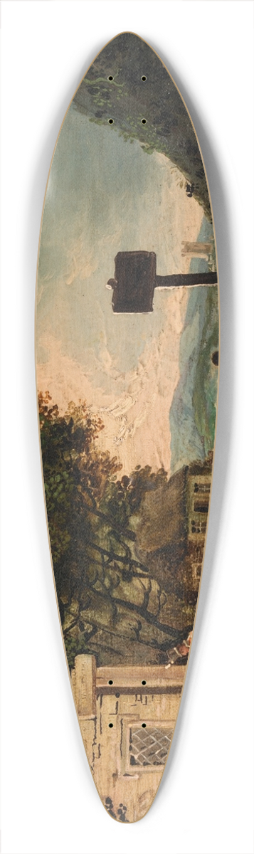William Sadler the Younger - The Search for Michael Dwyer 39.3 inch art pintail longboard deck