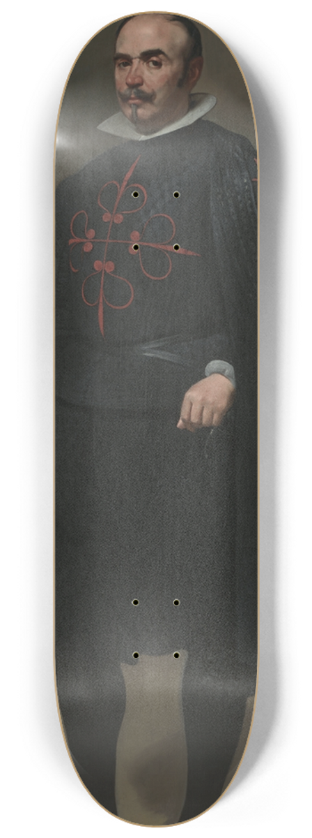 Diego Velzquez - Portrait of Don Pedro de Barberana 8.25 inch art skate deck