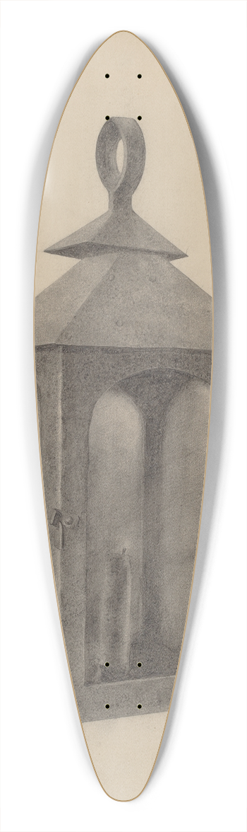 William Schmidt - Lantern 39.3 inch art pintail longboard deck