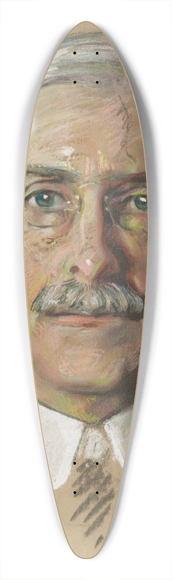 William Sergeant Kendall - Charles C. Torrey Prof. of Semitic Languages1900- 39.3 inch art pintail longboard deck