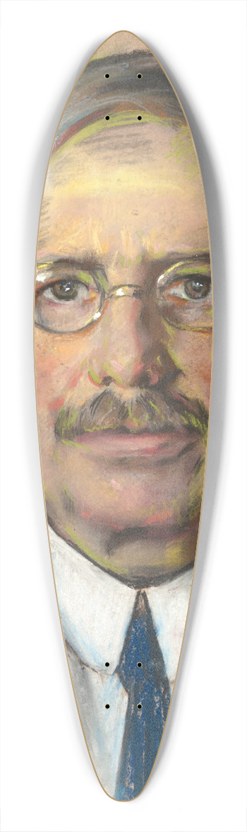 William Sergeant Kendall - Williston Walker. Prof. of Ecclestiastical History 1901-22, Provost1920-22 39.3 inch art pintail longboard deck