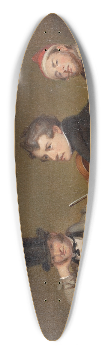 William Sidney Mount - AfterDinner 39.3 inch art pintail longboard deck