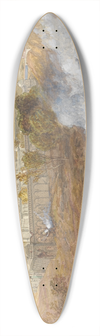 William Simpson - The Shah Nujeef 39.3 inch art pintail longboard deck