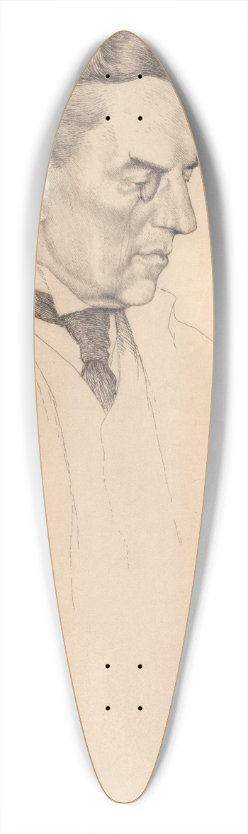 William Strang - Joseph Chamberlain 39.3 inch art pintail longboard deck