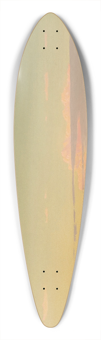 William Trost Richards - Nantucket Shore 39.3 inch art pintail longboard deck
