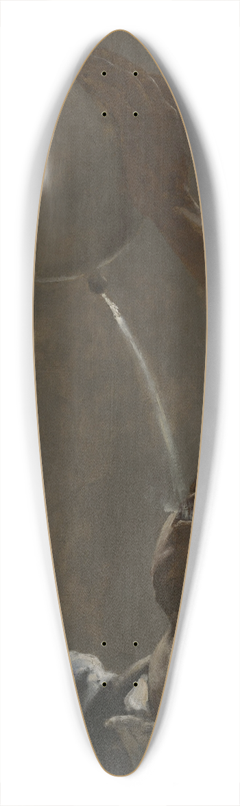 William Turner Dannat - Study for An Aragonese Smuggler 39.3 inch art pintail longboard deck