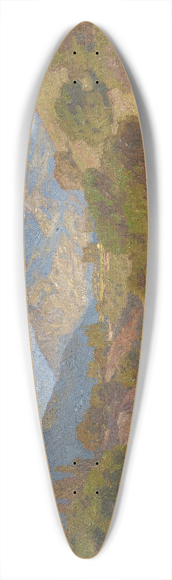 William Wendt - Mount San Antonio 39.3 inch art pintail longboard deck