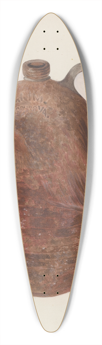 Willoughby Ions - Pottery Jug 39.3 inch art pintail longboard deck