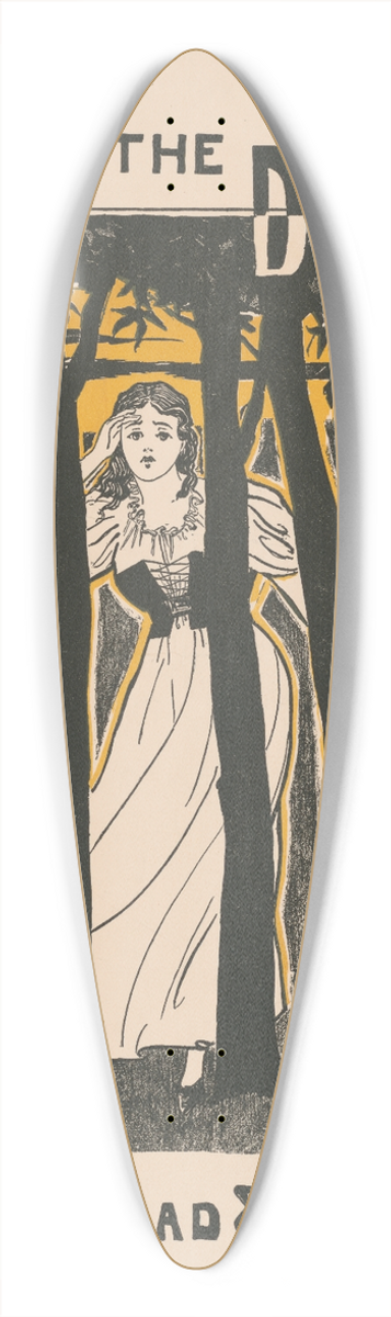 Will Phillip Hooper - Slain by the doones by R.D. Blackmore 39.3 inch art pintail longboard deck