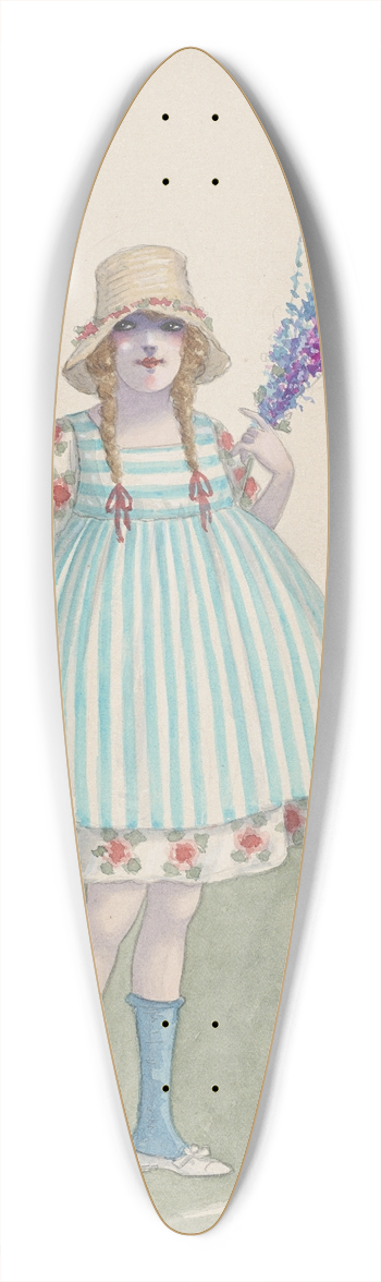 Will R. Barnes - Country Kid 39.3 inch art pintail longboard deck