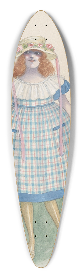 Will R. Barnes - Country Kid 39.3 inch art pintail longboard deck