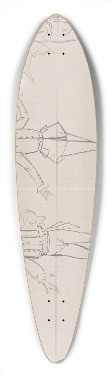 Will R. Barnes - Gloom Suggestions 39.3 inch art pintail longboard deck