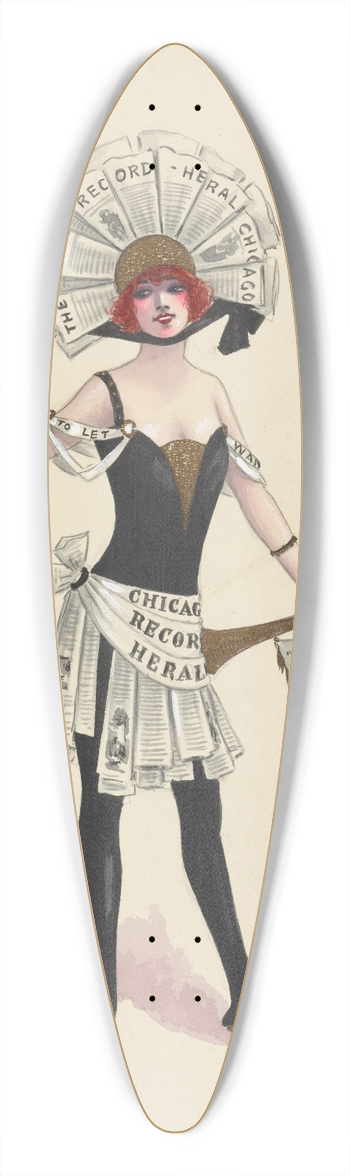 Will R. Barnes - Press Ballet 39.3 inch art pintail longboard deck